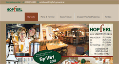 Desktop Screenshot of hopferl-gmuend.at
